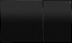 Панель смыва Viega Prevista для унитазов Visign for More 200, стекло, цвет черный 